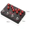 Kable Mosky Red Fox 4in1 Electric Effects Effects Pedal Opóźnienie + refren + pętla + Akcesoria gitarowe gitary overdrive gitara