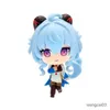 アクショントイフィギュア8cm 6pcs/1セットゲームGenshin ImpactフィギュアKleeモデルMandrill Anime Toy Ganyu Zhongli Doll Action Figure PVC Collectible Gift