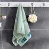 Havlu kare ekose baskı yüzü Yetişkinler için Pamuklu Çocuklar Hızlı Kuru Yumuşak Kalın Bathshower Scrub Handdoek Toalla