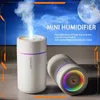 Humidifiers 350ML USB Mini Air Humidifier Aroma Oil Diffuser For Home Car Ultrasonic Mute Mist Maker Diffuser with LED Color Lamp