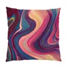 Pillow Ornamental Pillows For Living Room Colorful Sofa Decorative Cases Covers 45x45 Oil Painting Polyester Linen E0302