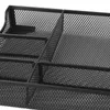 Storage Boxes Metal Desk Organizer Basket Sturdy 5 Grids Easy Access Multipurpose Compact Mesh Drawer For Work Space