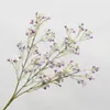 Dekorativa blommor 5st Faux Baby's Breath Plastic Fake Gypsophila Bridal Bouquet Wedding Decor Party Home Arrangement