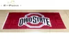 Bandeira de Ohio State Buckeyes 3*5ft (90cm*150cm) Bandeiras de poliéster Decoração Voador Home Garden Flagg Presentes festivos3607123