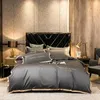 Ensemble de literie moderne Living Living Simple Cotton Fourne Set Exquisite Chadow El Bed Linn et Double Textile