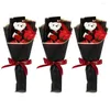 Fiori decorativi 3 PC laurea per bouquet rose regali di fiori di sapone il suo cesto di compleanno del liceo 2024 Miss