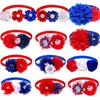 Hondenkleding 30 stks 4e Juny Pet Supplies Bow Tie American Independence Day Bowtie Collar Small Dogs Accessoires Bowsties
