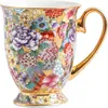 Cups Saucers Coffee Cup High Grade Exquisite Jingdezhen Ceramic Tea Personal For Women Bone China Enamel Color