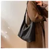 Сумки на плече черные сумочки PU Большая сумка для моды для моды высококачественная одно качество.