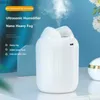 Humidificateurs mignons forme de chat humidificateur USB charge muet mini pour la voiture ménage de chambre arôme diffuseur atomiseur