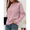 Dames hoodies sweatshirts Crewneck oversized corduroy sweatshirt lange mouw losse fit plover tuniek tops trendy herfstkleding drop del dhvua