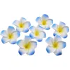 Dekorativa blommor 100st Hawaiian Frangipani Decor 6cm Artificial Plumeria Flower Accessories Bridal Wedding Decoration For Luau Beach