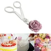 Blomma SCISSOR CAKE TRAY 5st Tulpanis Rose Munstycke Nail Decor Lifter Fondant Cream Transfer Baking Kök Kök Cupcake Stand