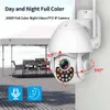 IP -kameror HD IP -kamera Tuya WiFi PTZ Camera Outdoor 2MP Video Surveillance Security Camera Auto Tracking Audio Video Wireless 1080p CCTV 24413