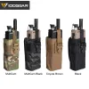 Väskor idogear airsoft radiopåse för walkie talkie molle mbitr an/ tri prc148 152 ourdoor sport taktisk verktygspåse 3552