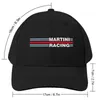 Ball Caps martini Racing Stripe (sans fond) Capuche de baseball Chapeur de luxe Brand de luxe Caps Caps personnalisés pour hommes Womensl240413