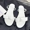 open toe women flat sandals runway designer high quality genuine leather with sweet bow-knot decor summer ladies outside walking comfort concise style sandals