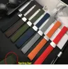 21 mm Zwart Red Green Silicone Rubber Watchband voor riem voor Aquanaut Series 5164A 5167A Watch Band Spring Bar7673587