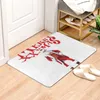 Bath Mats Anti-slip Mat Bathroom Small Rug Shower Kitchen BMerry Christmas Room Bathtub Foot Entrance Door Qq