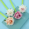 Rose Silica Gel Pen Creative Simulation Gradient Flower Soft Quick-Torking Ink Kawaii School Supplies Stationery