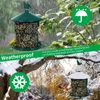 Other Bird Supplies Wild Feeders Outside Hanging For Birds Large Metal Max 7Lbs Seed Capacity Squirrel-Proof Mesh Tube