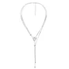 Orecchini di collana set Masw Design originale Elegante Temperamento Elegante catena di perle in vetro per donna Regalo per matrimoni Regali di gioielleria