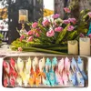 Figurines décoratives 24pcs Birds artificiels Modèle Mini Simulation Mousse Plume Decoration For Home Garden 1Tree DIY Decor Kids Toy 0x6cm