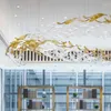 Декоративные фигурки хрустальный стеклянный потолок подвесные украшения фоновая стенка висящая украшение прозрачное геометрическое нерегулярное
