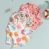 Studi da bagno per bambini per bambini un pezzi per bambini carini a maniche lunghe floreali a maniche lunghe salsa da bagno costumi da bagno da bagno costumi da bagno