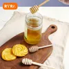 Spoons 5pc Honey Stir Bar Shoon Stick per barattolo Pratico in legno di meschini strumenti da cucina a lungo