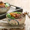 Bowls Ceramic Ramen Bowl Kitchen Tableware Household Restaurant Vegetable And Fruit Salad Wedding Supplies