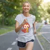 T-shirts de singe mignons pour femmes