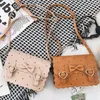 Bolsas de ombro Mulheres moda arqueiro feminino fofo painéis de painéis de crossbody design de onda de onda de pontos para mulheres para mulheres 2024