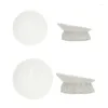 Ciotole Tavoli in ceramica Piatti di alto livello insalata in porcellana bianca in bocca a bocca inclinata rifornimenti per la casa