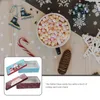 Storage Bottles 2 Pcs Christmas Supplies Tin Box Sugar Case Cookie Containers Tinplate Candy Sweet