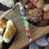 Подвесные ожерелья чакра, уравновешивая кварцевое ожерелье