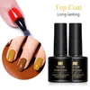 Pas de vernis à ongles essuie colle renforçant la colle trempée de couches de scellant givrée manucure gel uv gel amovable amorçage vernis à ongles