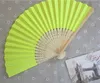 Party Gunst 200 pc's/Lot Wedding Paper Fan Bruid Hand met bamboe ribben Craft Bridal Shower Gift 15 kleur