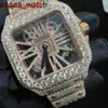 3 Carters Diamonds Watch Styles Skeleton VVS Moissanite Wristwatch Pass Test Eta Sapphire Rose Gold Automatic Iced Out Watches Cy