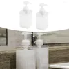 Dispensateur de savon liquide 2pcs bouteille vide Pompe en plastique 450 ml de lotion de lotion rechargeable Récipient cosmétique