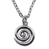 Colliers pendants 1pcs Vortex Symbole Collier masculin ACCESSOIRES POUR FEMMES MATÉRIELS DE BIELRIE CARAL Longueur 43 5cm