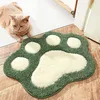 Bath Mats Cute Non-slip Super Absorbent Foot Print Bathroom Carpet Rug Pad Carpets Microfiber Mini