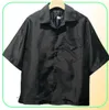 21SS New Mens and Womens ShortSleeveved Shirt Fashion Fashion Nylon Afficier imperméable Pocket Design Allmatch Veste Taille SXXL2145903