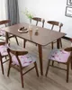 Krzesło osłony szary gradient różowy elastyczność kwiatów biuro siedzisko komputerowe obudowa domowa kuchnia jadalnia