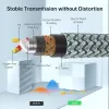 액세서리 XLR 케이블 마이크 케이블 나일론 꼰 XLR 남성 대 여성 균형 3 핀 XLR 마이크 케이블 믹서와 호환됩니다.