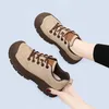 Chaussures décontractées Plateforme de luxe de haute qualité Femmes blanches 2024 Automne All-Match Sports Soft Soled Travel Sneakers