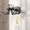 Hooks ABS Rotating Wall Hook Durable Adhesive Gadgets Organizer 360° Punch-free Towel Key Holder Bathroom