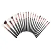 Kits Jessup Makeup Brushes Set 20pcs Make Up Brush Foundation Powder Brushes NaturalSynthetic Rose Gold /Black Brades Kit