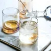 Vinglas på 4st Nordiskt enkelt hushållsvatten Glasjuice Whisky Drinking Cup Set av 2 eller 4