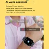 Orologi Women Smart Watch Man smartwatch 2023 IP67 IP67 2.0 pollici touch screen completo Bluetooth Chiamata Chiamata Fitness Owatch da polso